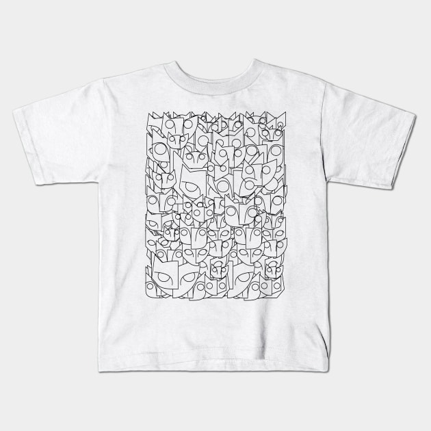 Katzen Kids T-Shirt by bulografik